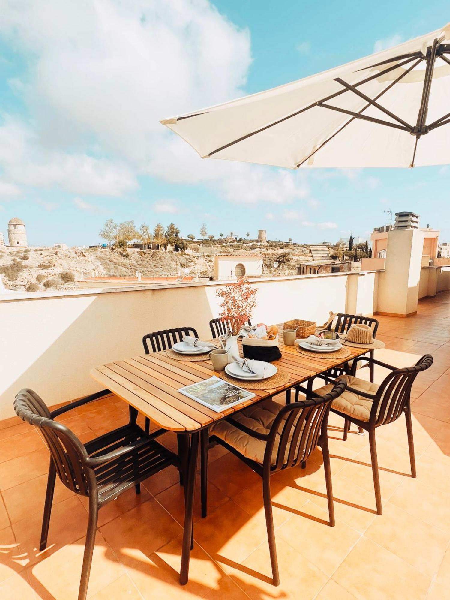 דירות קרטחנה Casa Jara- With A Private Terrace 360 Views In Old Town - Free Parking מראה חיצוני תמונה