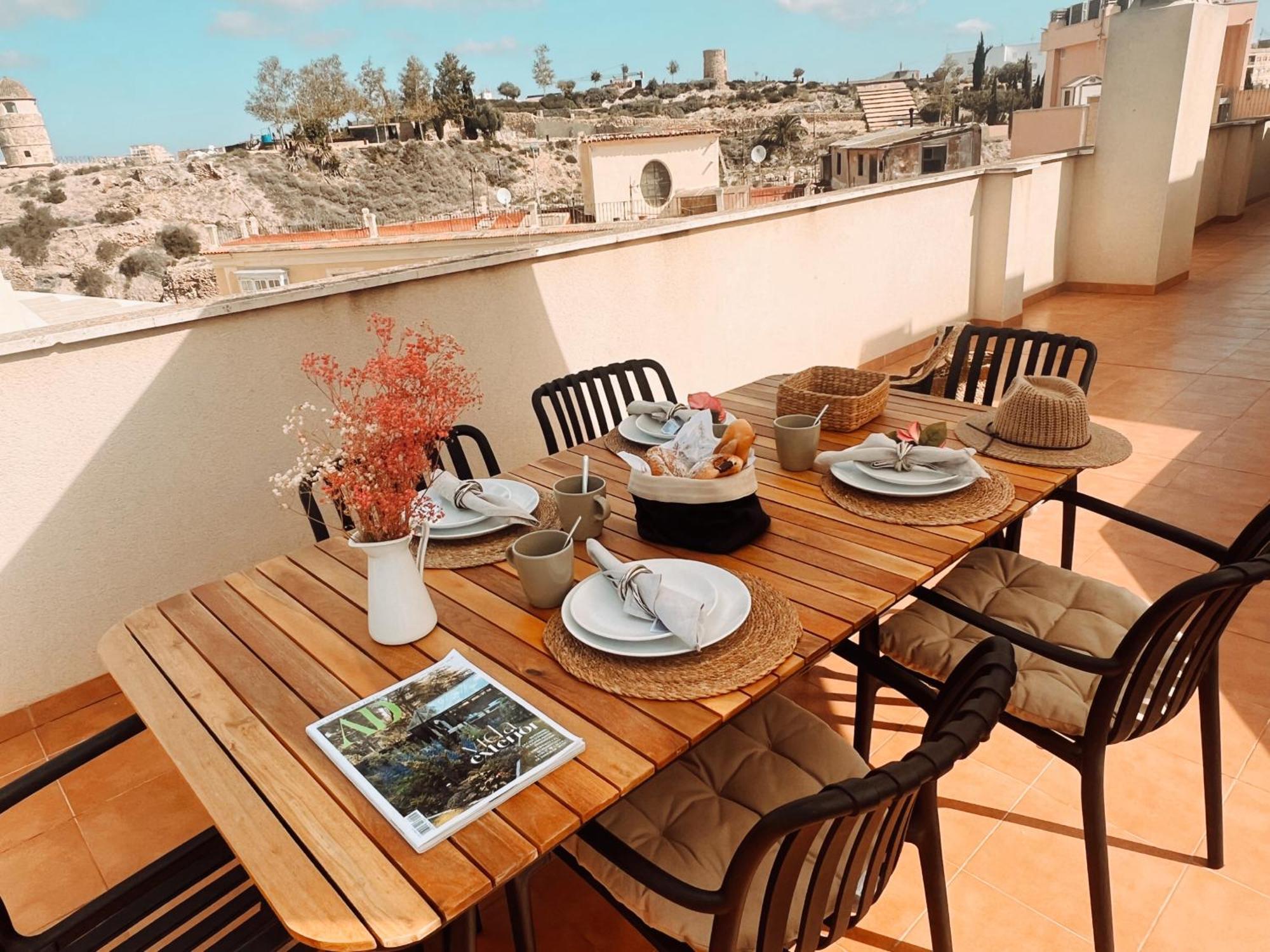 דירות קרטחנה Casa Jara- With A Private Terrace 360 Views In Old Town - Free Parking מראה חיצוני תמונה